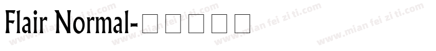 Flair Normal字体转换